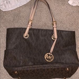 Michael Kors signature jet set tote